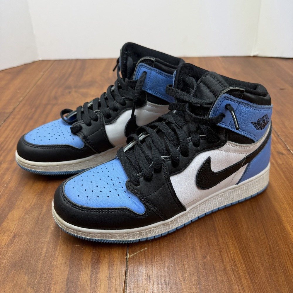 Nike Air Jordan 1 Retro High OG UNC Toe GS FD1437-400 Size 6.5Y Women's 8 Univ